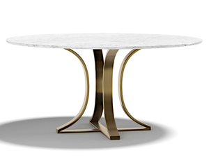 MUST T - Round marble and metal table _ Capital Collection